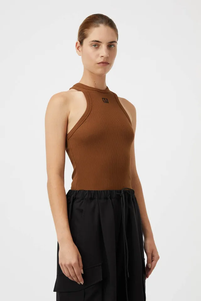 Camilla And Marc | Nora Rib Top - Soft Toffee Brown sold by Sister & Co product image thumbnail 2