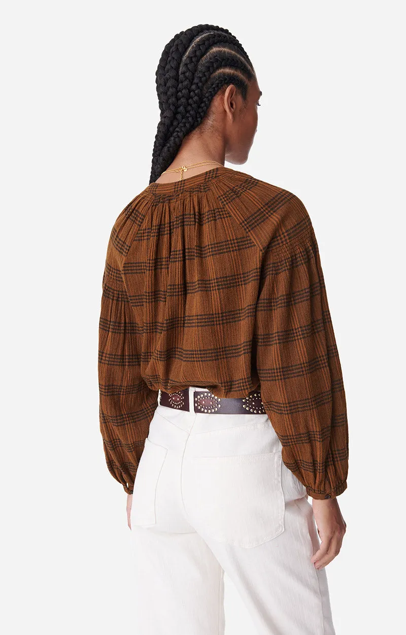 Vanessa Bruno | Nipoa Blouse - Fallow/Black sold by Sister & Co product image thumbnail 3