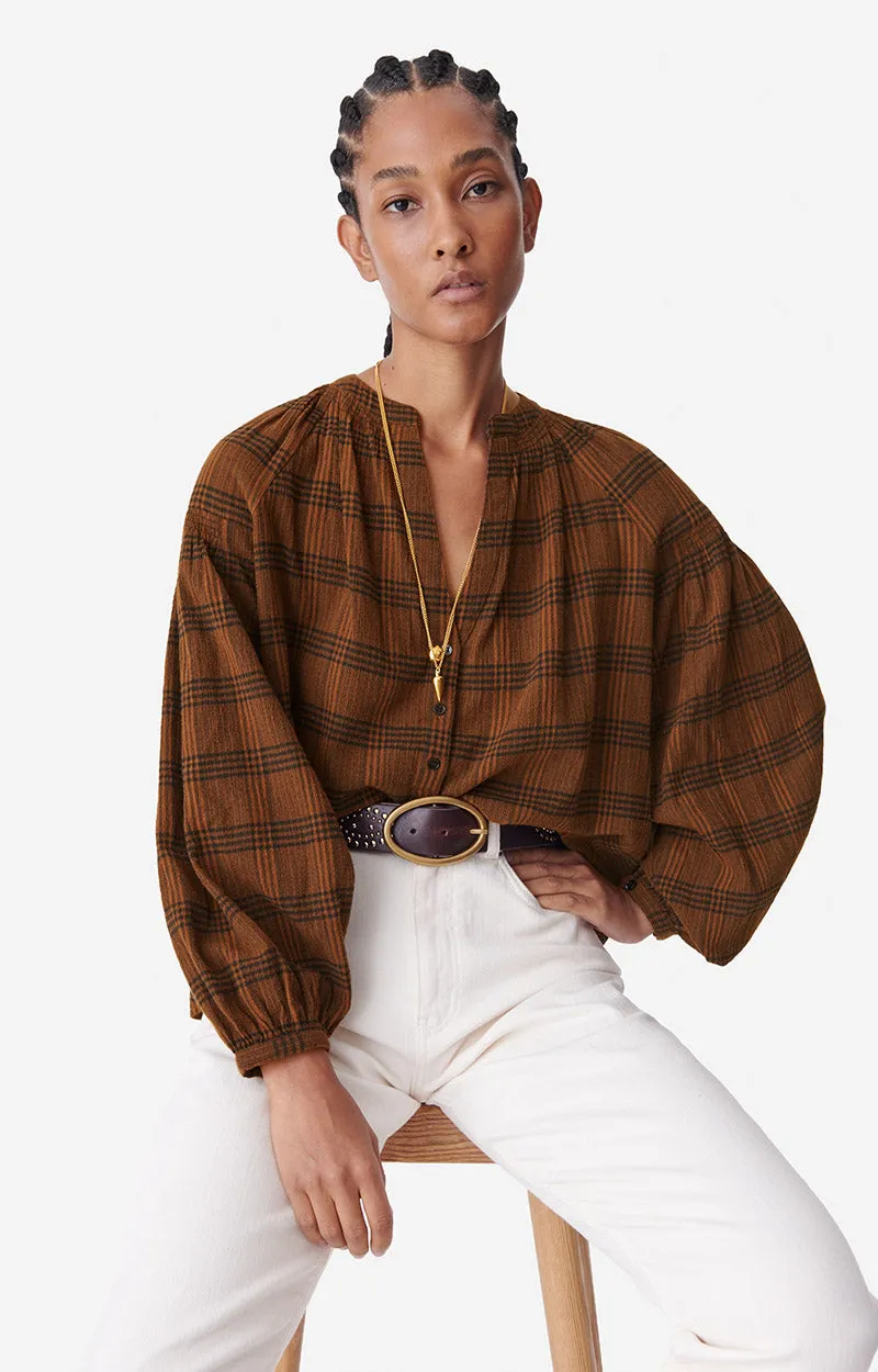 Vanessa Bruno | Nipoa Blouse - Fallow/Black sold by Sister & Co product image thumbnail 2