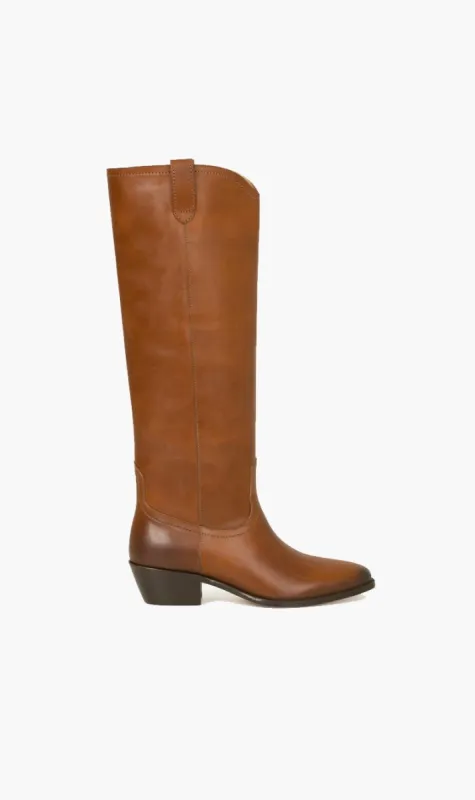 Vanessa Bruno | Santiag Boots - Cognac sold by Sister & Co