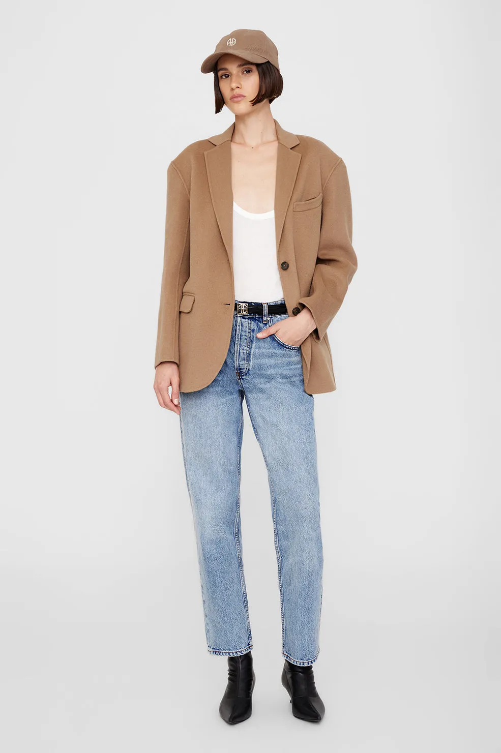 Anine Bing | Jeremy Baseball Cap AB - Camel sold by Sister & Co product image thumbnail 2