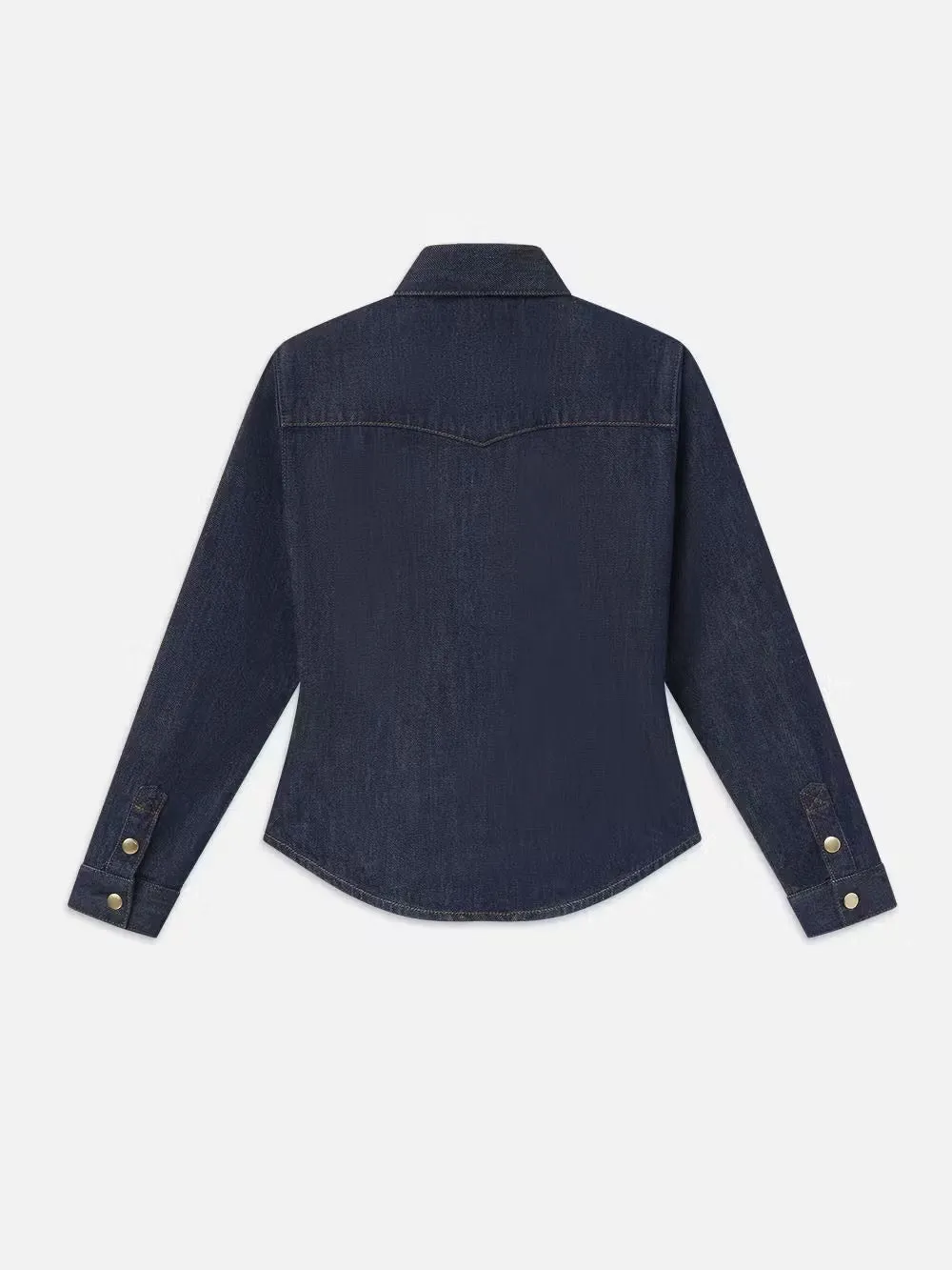 Frame Denim | Fitted Heritage Shirt - Rinse sold by Sister & Co product image thumbnail 4