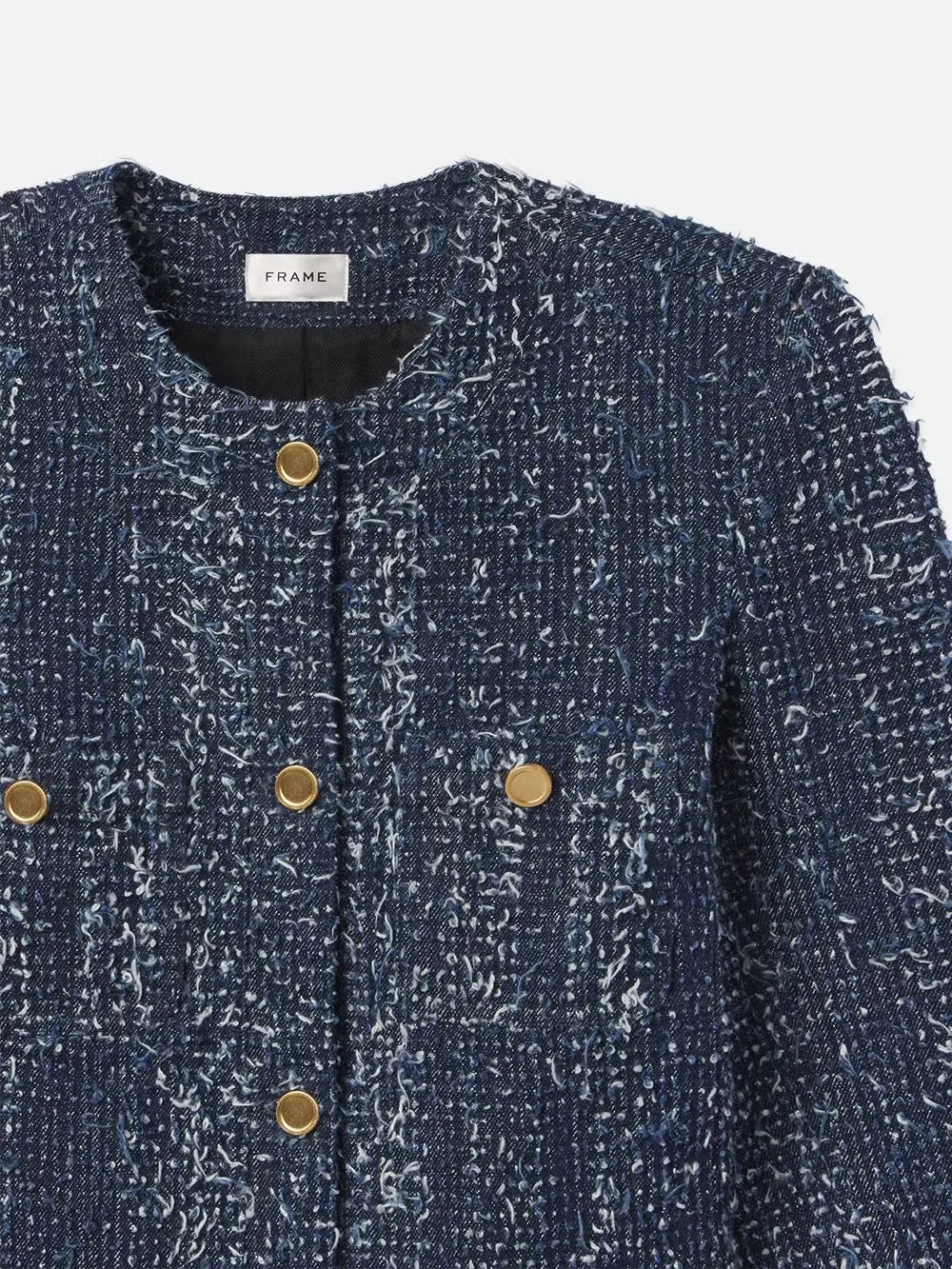 Frame Denim | Denim Boucle Jacket - Magic sold by Sister & Co product image thumbnail 3