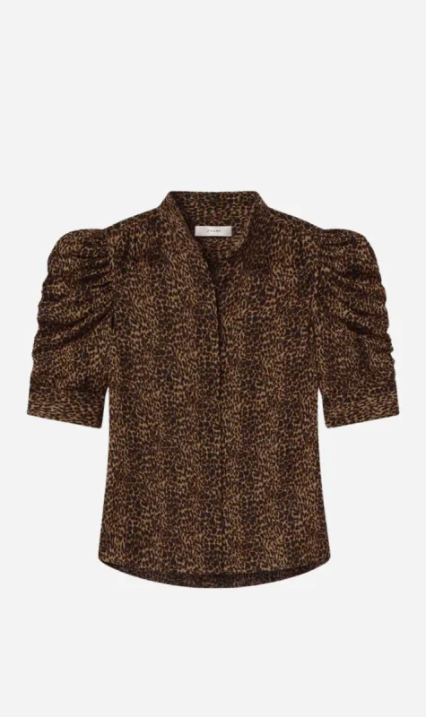 Frame Denim | Gillian Top - Sand Multi sold by Sister & Co