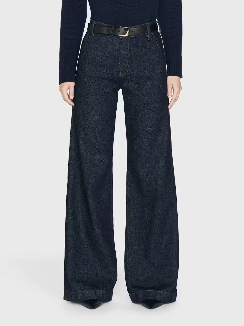 Frame Denim | The Tailored Denim Trouser - Rinse sold by Sister & Co product image thumbnail 2