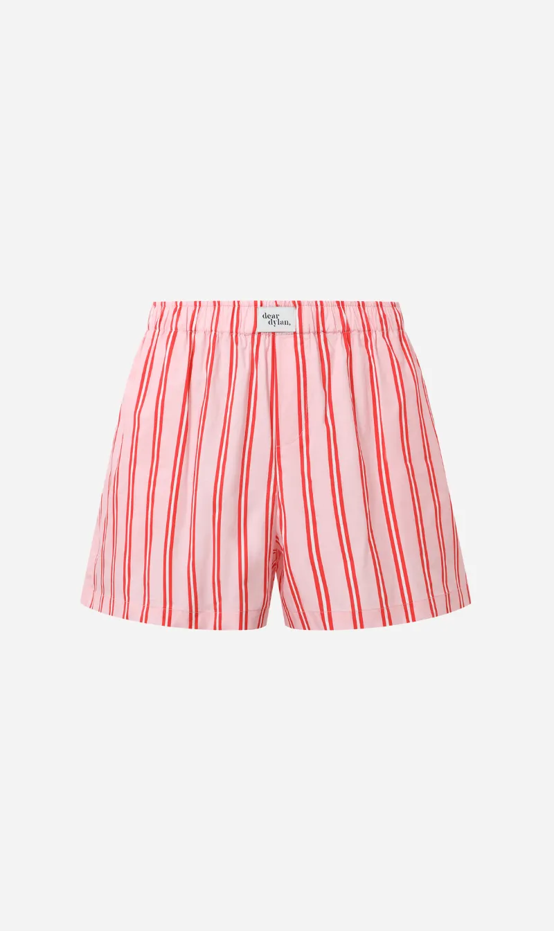 Dear Dylan | Cotton Boxer Short - Cupid Stripe sold by Sister & Co