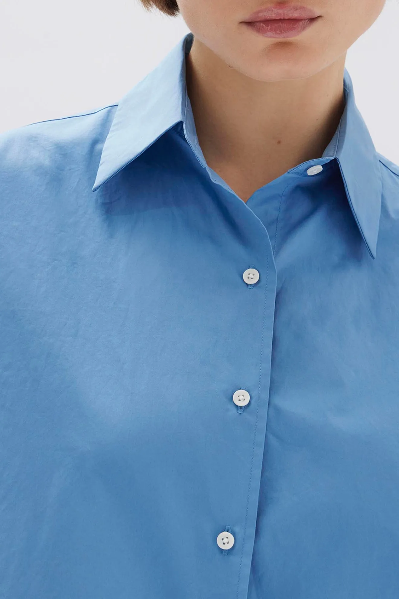 Assembly Label | Everyday Poplin Shirt - Bahama sold by Sister & Co product image thumbnail 5