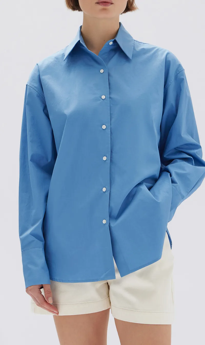 Assembly Label | Everyday Poplin Shirt - Bahama sold by Sister & Co