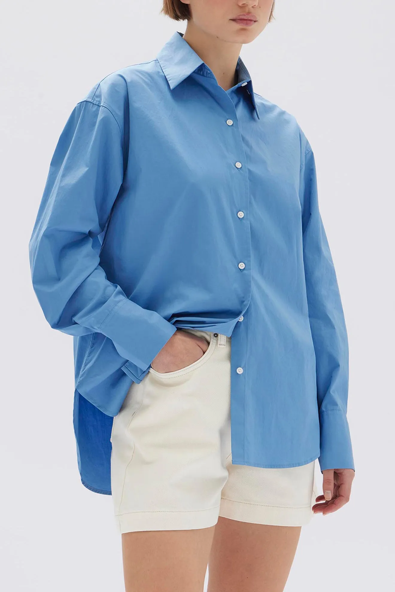 Assembly Label | Everyday Poplin Shirt - Bahama sold by Sister & Co product image thumbnail 4