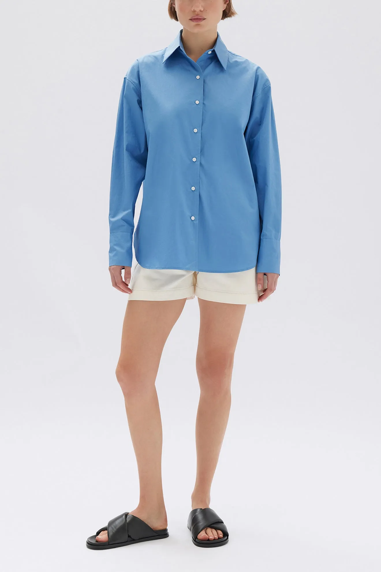 Assembly Label | Everyday Poplin Shirt - Bahama sold by Sister & Co product image thumbnail 3