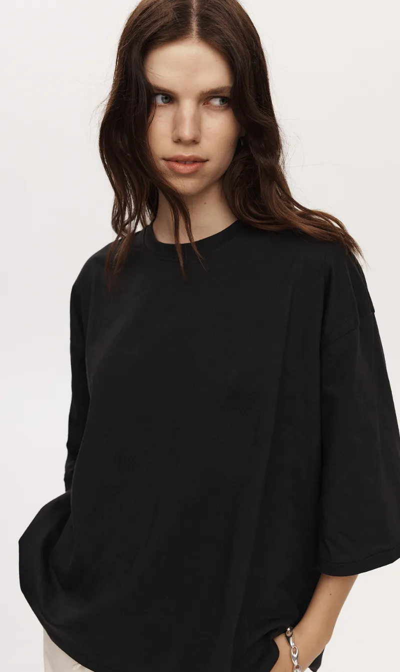 Marle | Austin Tee - Black sold by Sister & Co