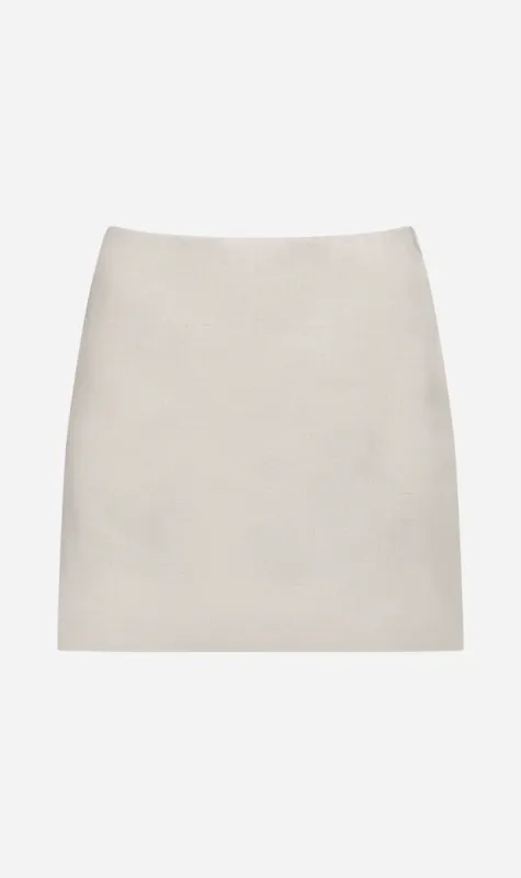 Caitlin Crisp | Birdy Skirt - Natural Linen sold by Sister & Co