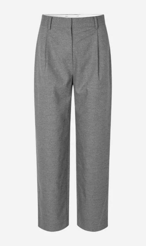 Samsoe Samsoe | Saagneta Trousers - Grey Mel. sold by Sister & Co