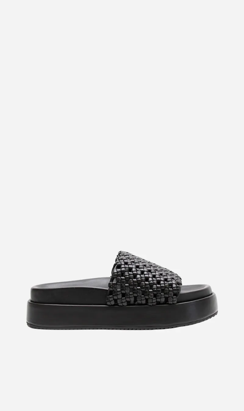 La Tribe | Knotted Platform Slide - Pepper sold by Sister & Co