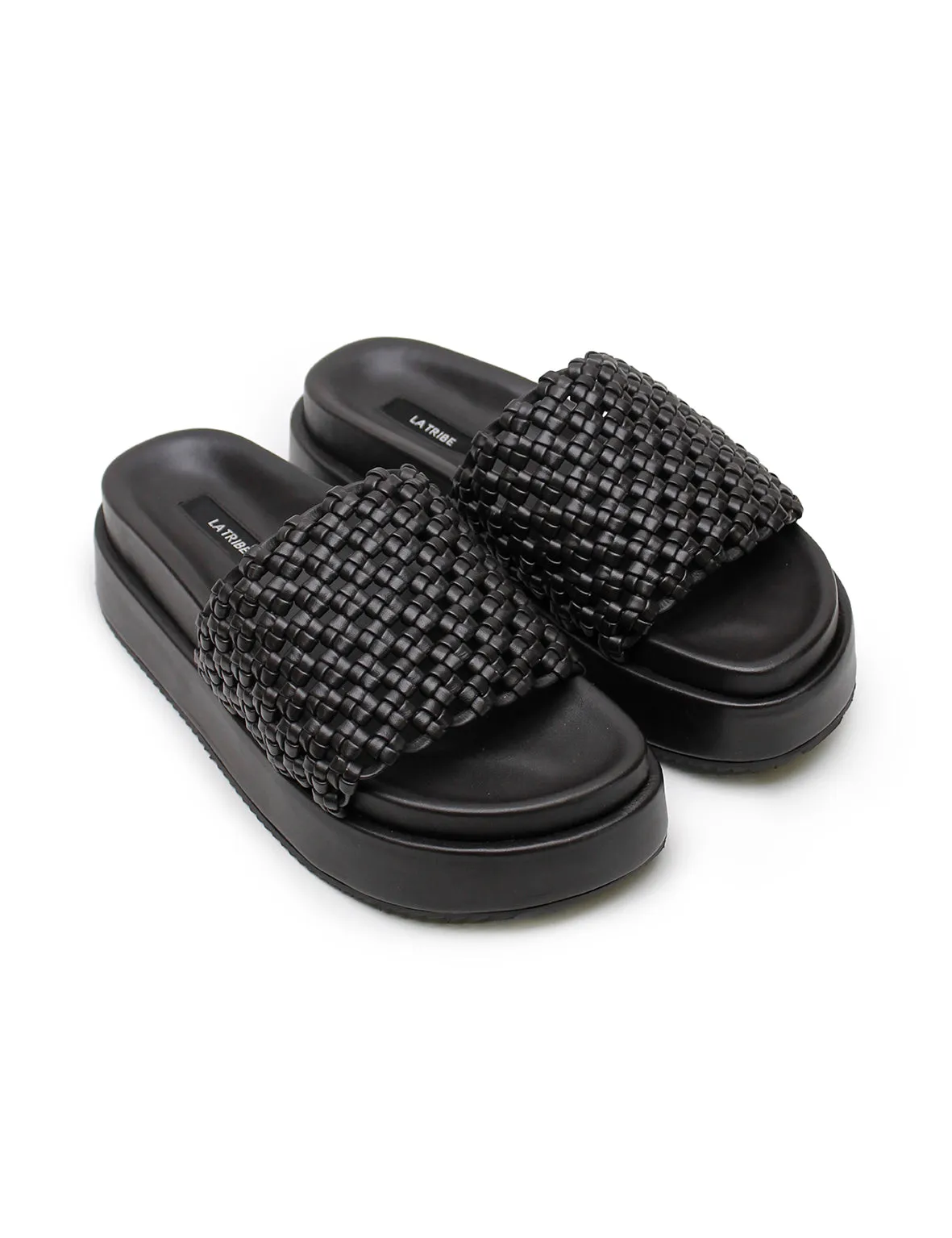 La Tribe | Knotted Platform Slide - Pepper sold by Sister & Co product image thumbnail 5