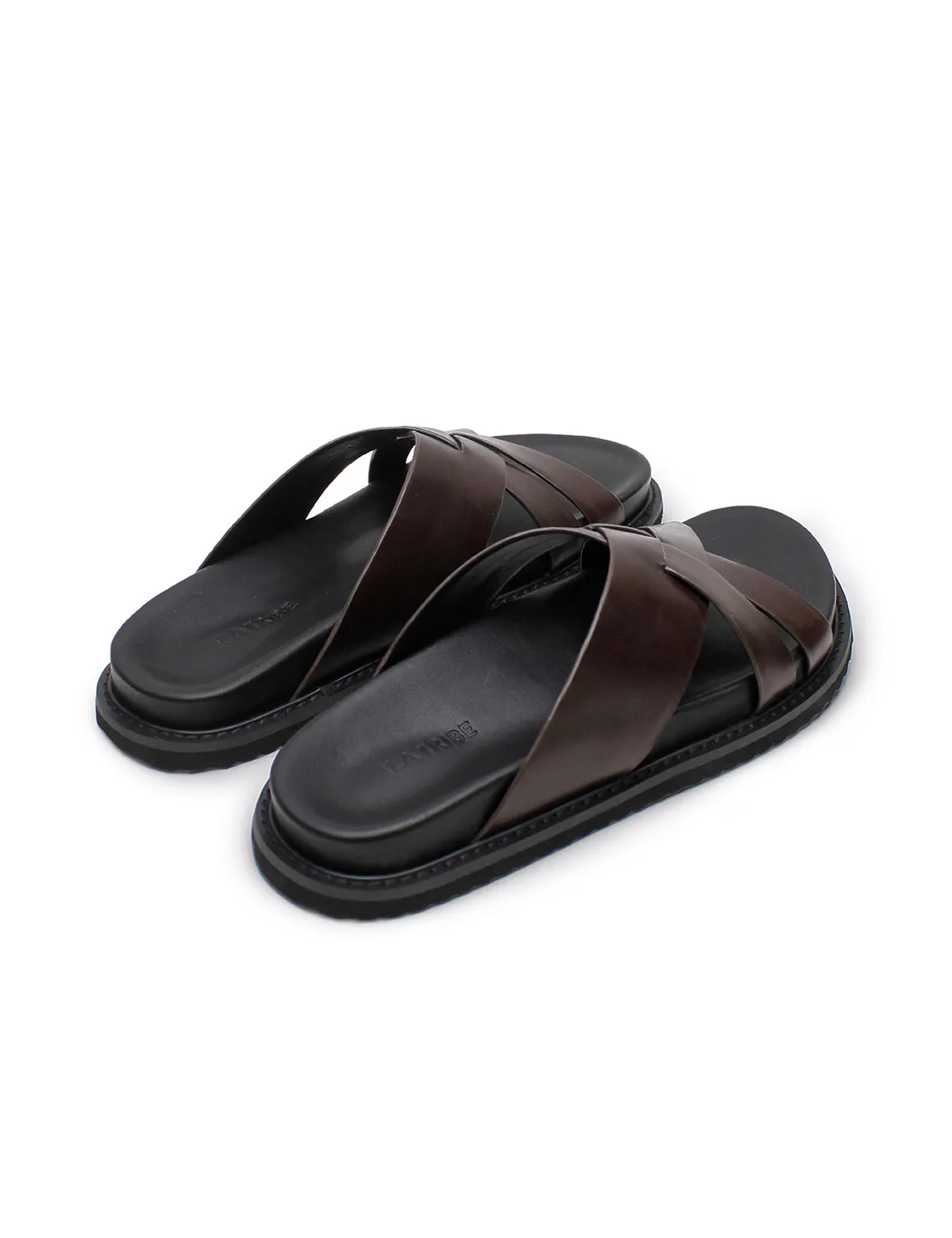 La Tribe | Cross Cut Slide - Vintage Pepper sold by Sister & Co product image thumbnail 3