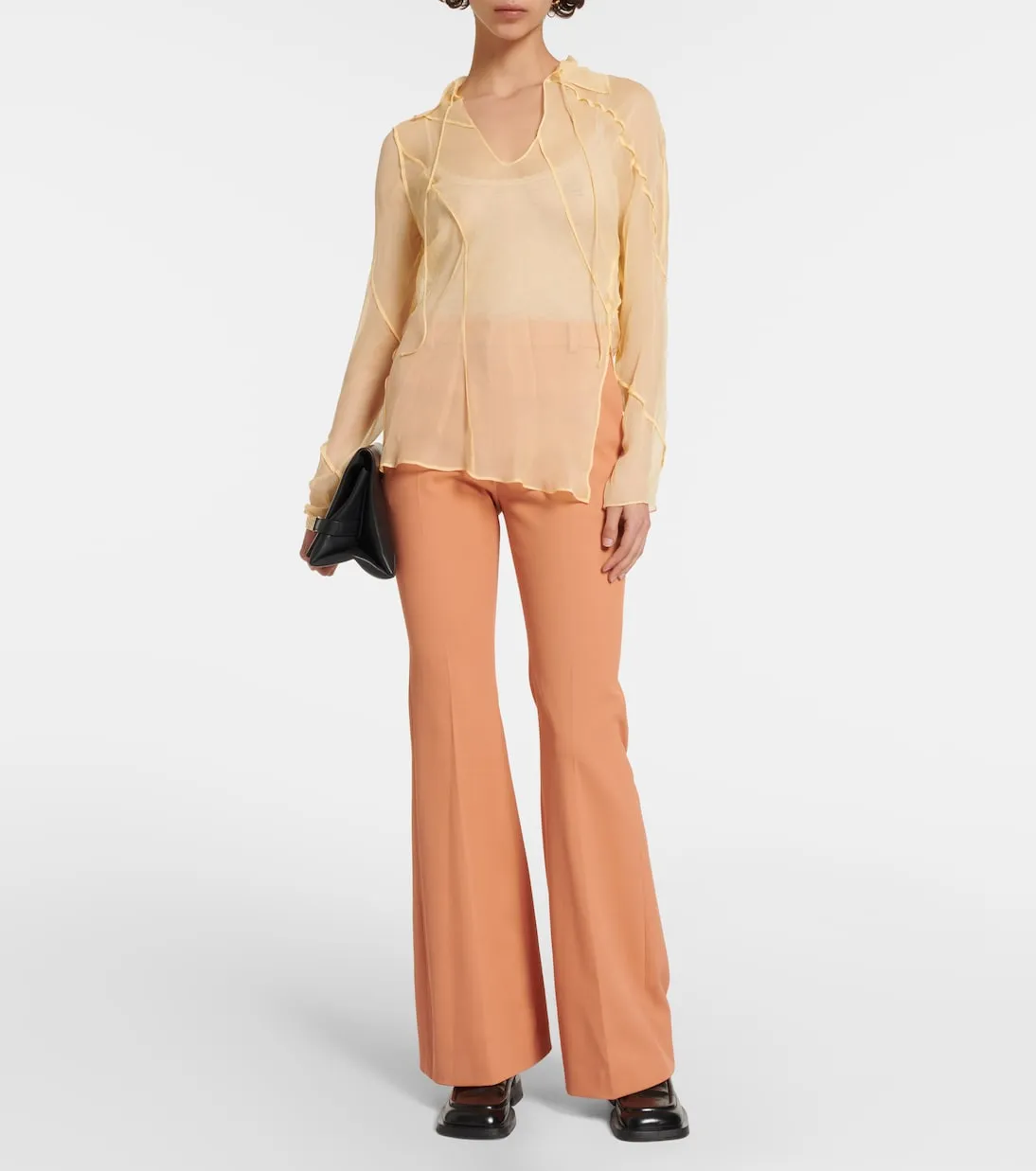Victoria Beckham | Spiral Seam Bias Top - Parchment sold by Sister & Co product image thumbnail 2