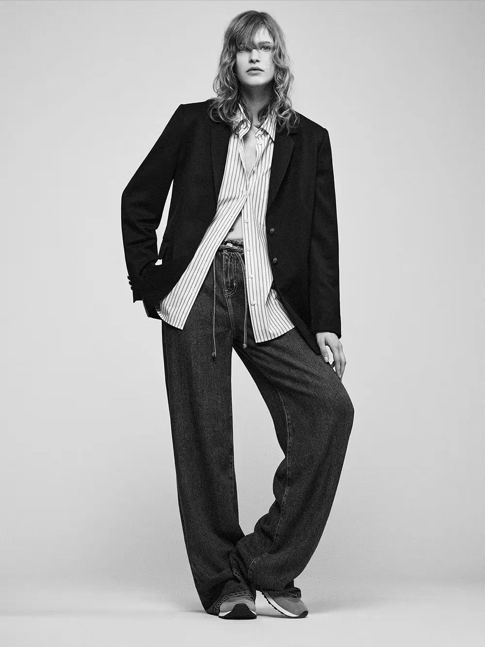 Frame Denim | Drawstring Wide Leg - Ghost sold by Sisters & Co product image thumbnail 3