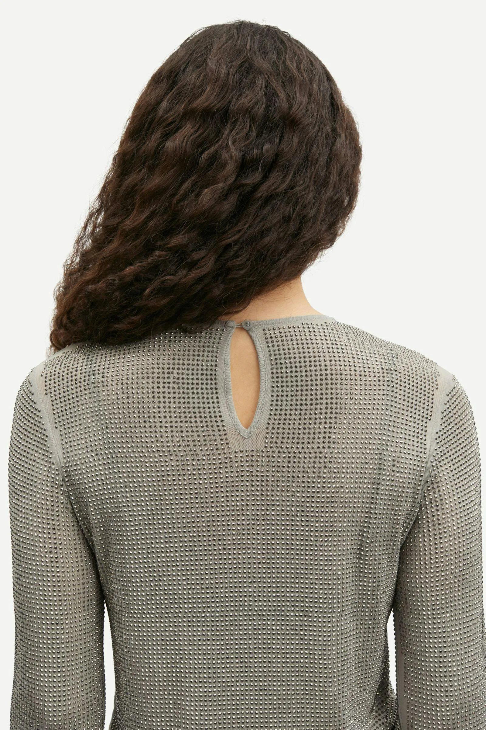 Samsoe Samsoe | Samagda Top - Light Grey sold by Sister & Co product image thumbnail 5