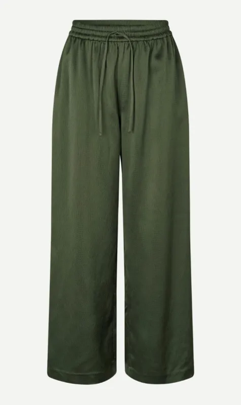 Samsoe Samsoe | Sahelena Trousers - Forest Night sold by Sister & Co
