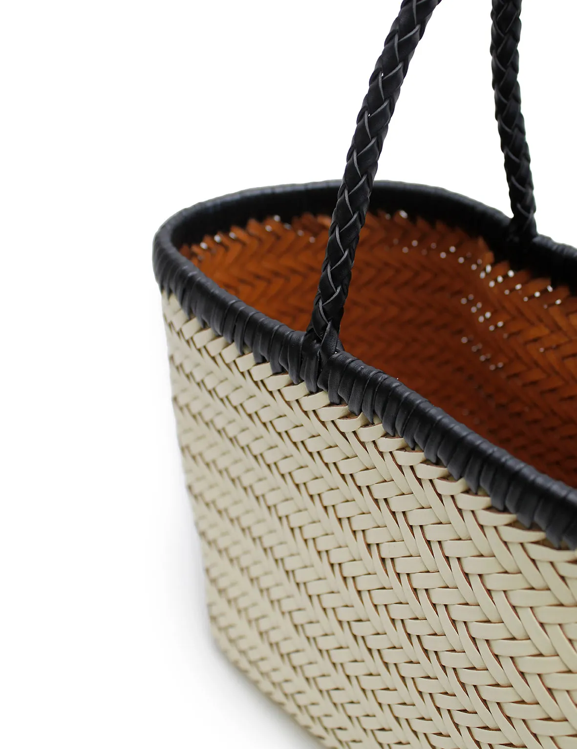 La Tribe | Amelia Woven Bag - Cream/Black sold by Sisters & Co product image thumbnail 5