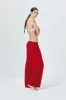 Ziah | Silk Trousers - Vermilion Red sold by Sister & Co