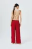 Ziah | Silk Trousers - Vermilion Red sold by Sister & Co