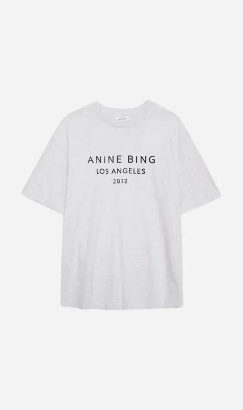 Anine Bing | Myers Tee Anine Bing - Heather Grey sold by Sister & Co