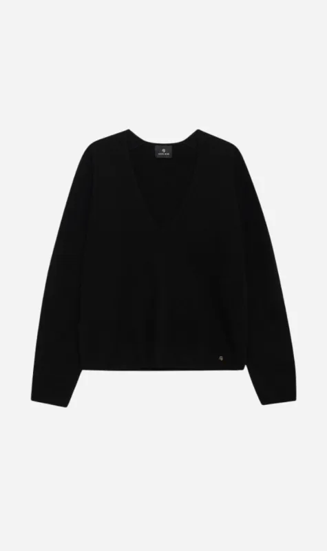 Anine Bing | Athena Sweater - Black Cashmere sold by Sister & Co