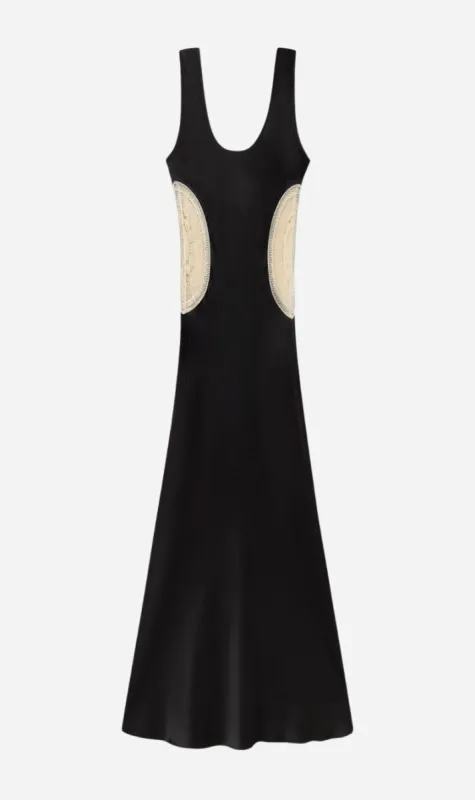 Silk Laundry | Doilies Scoop Neck Dress - Black sold by Sister & Co