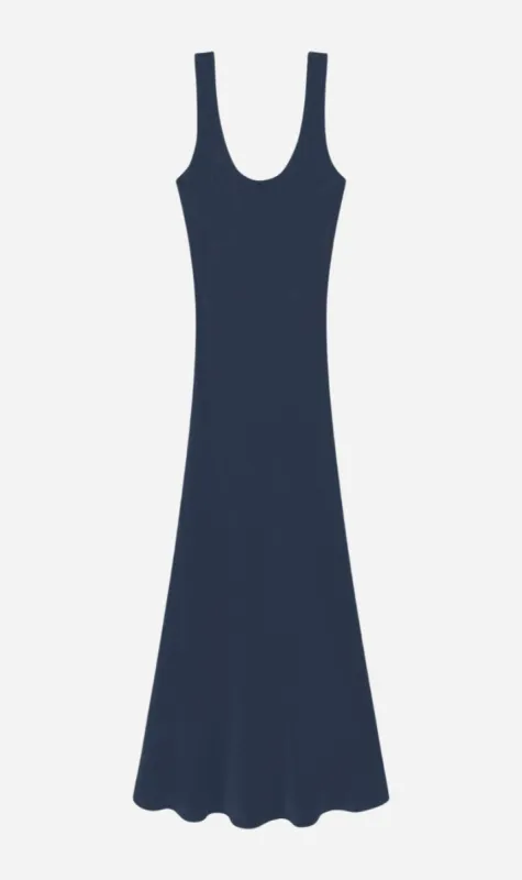 Silk Laundry | Scoop Neck Dress - Midnight sold by Sister & Co