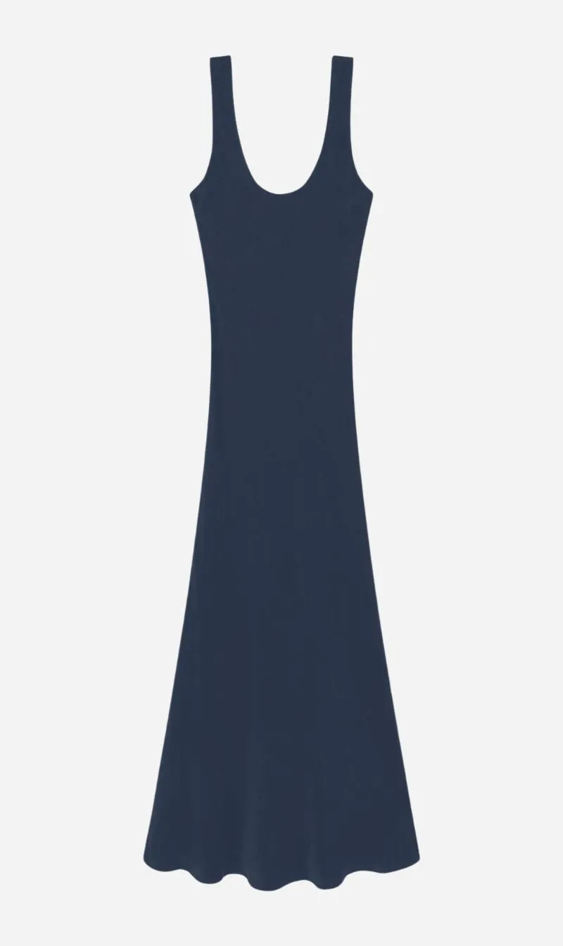 Silk Laundry | Scoop Neck Dress - Midnight sold by Sister & Co