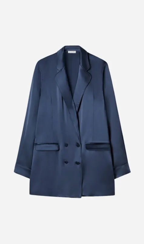 Silk Laundry | Relaxed Blazer - Midnight sold by Sister & Co