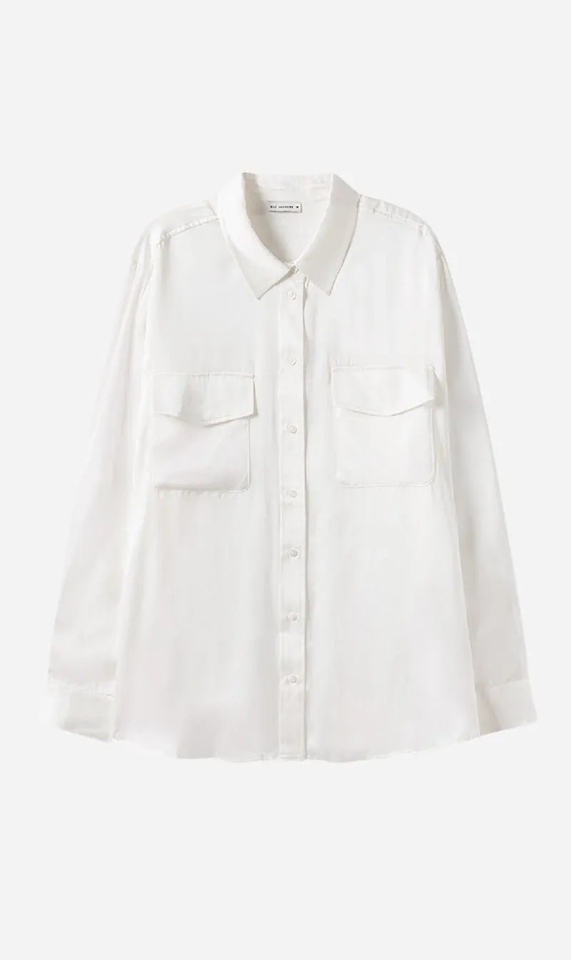 Silk Laundry | Boyfriend Shirt - White sold by Sister & Co