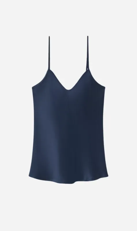 Silk Laundry | Bias Cut Cami - Midnight sold by Sister & Co
