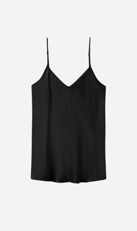 Silk Laundry | Bias Cut Cami - Black sold by Sister & Co