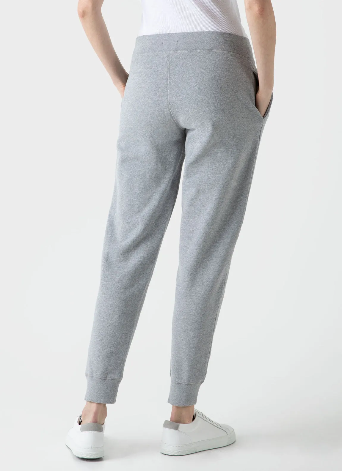 Sunspel | Loopback Trackpant - Grey Melange sold by Sisters & Co product image thumbnail 4