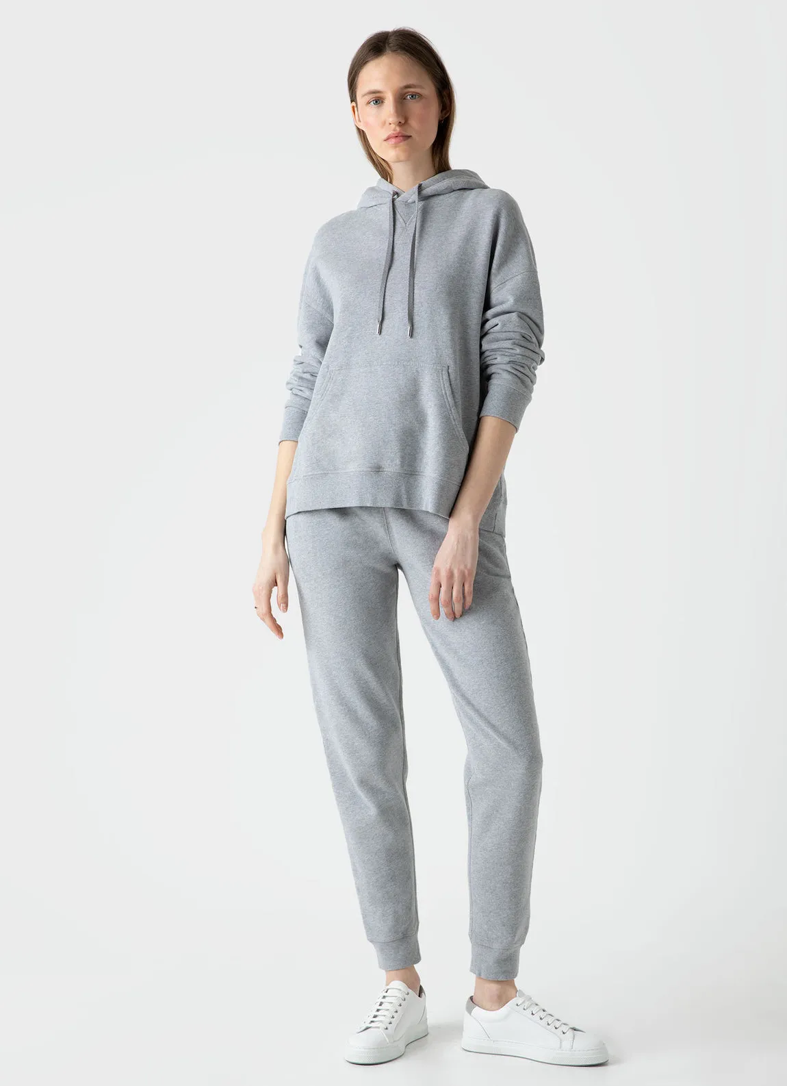 Sunspel | Loopback Trackpant - Grey Melange sold by Sisters & Co product image thumbnail 2