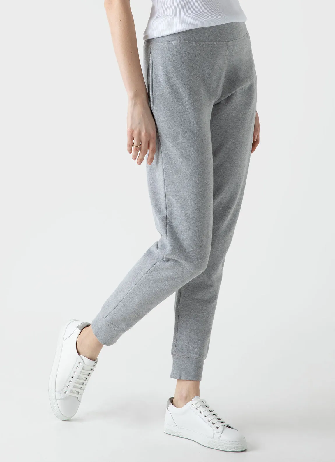 Sunspel | Loopback Trackpant - Grey Melange sold by Sisters & Co product image thumbnail 3