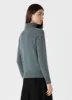 Sunspel | Funnel Neck Jumper - Smoke Green sold by Sister & Co