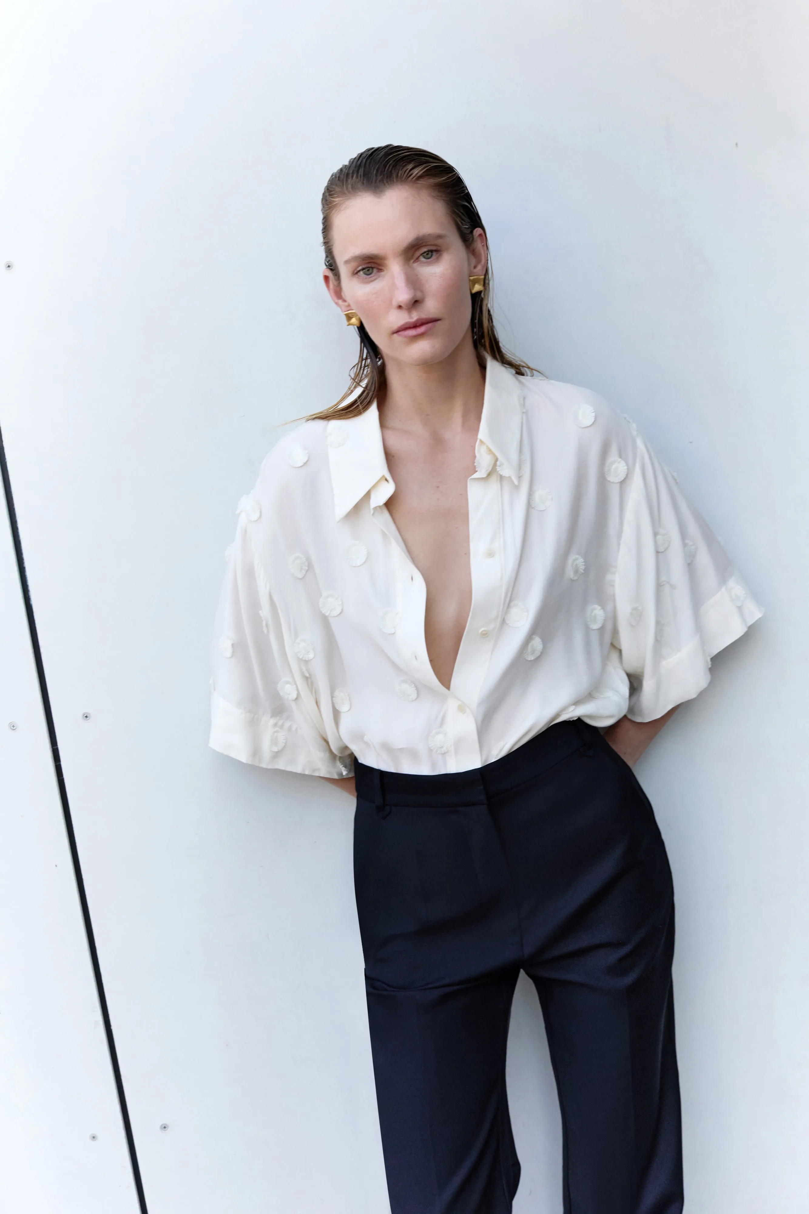 Camilla and Marc | Ottilie Shirt - Cream sold by Sister & Co product image thumbnail 2