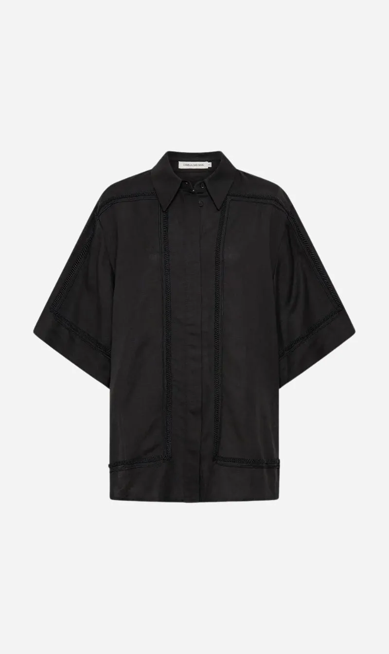 Camilla and Marc | Fortuna Shirt - Black sold by Sister & Co