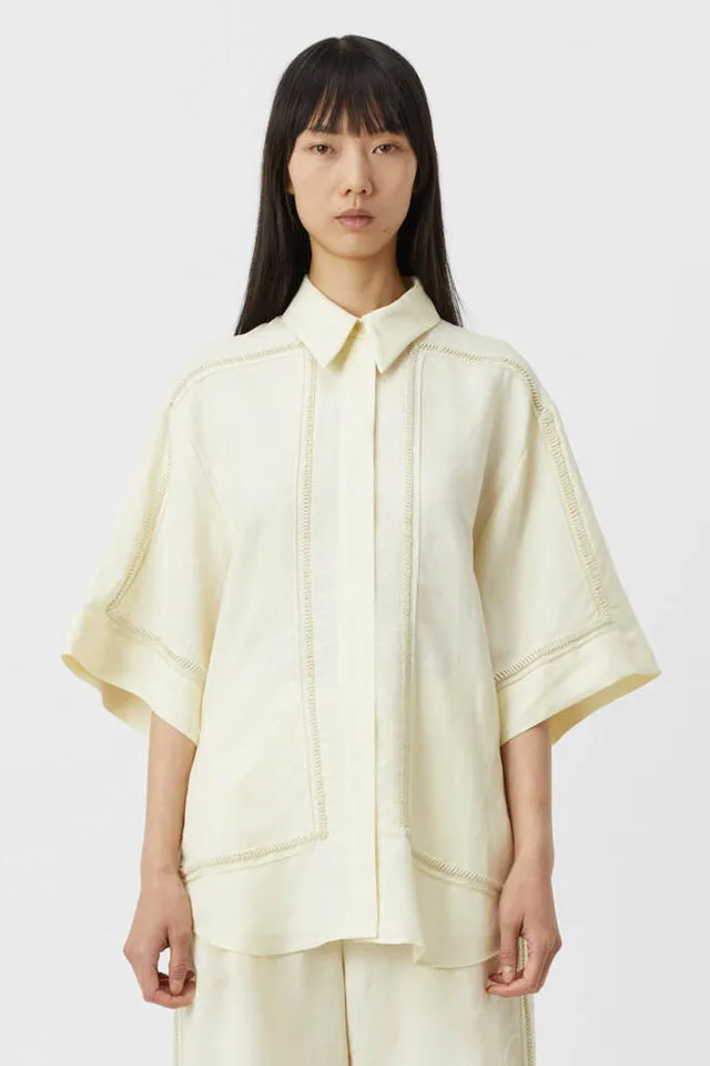 Camilla and Marc | Fortuna Shirt - Lemon sold by Sister & Co product image thumbnail 2