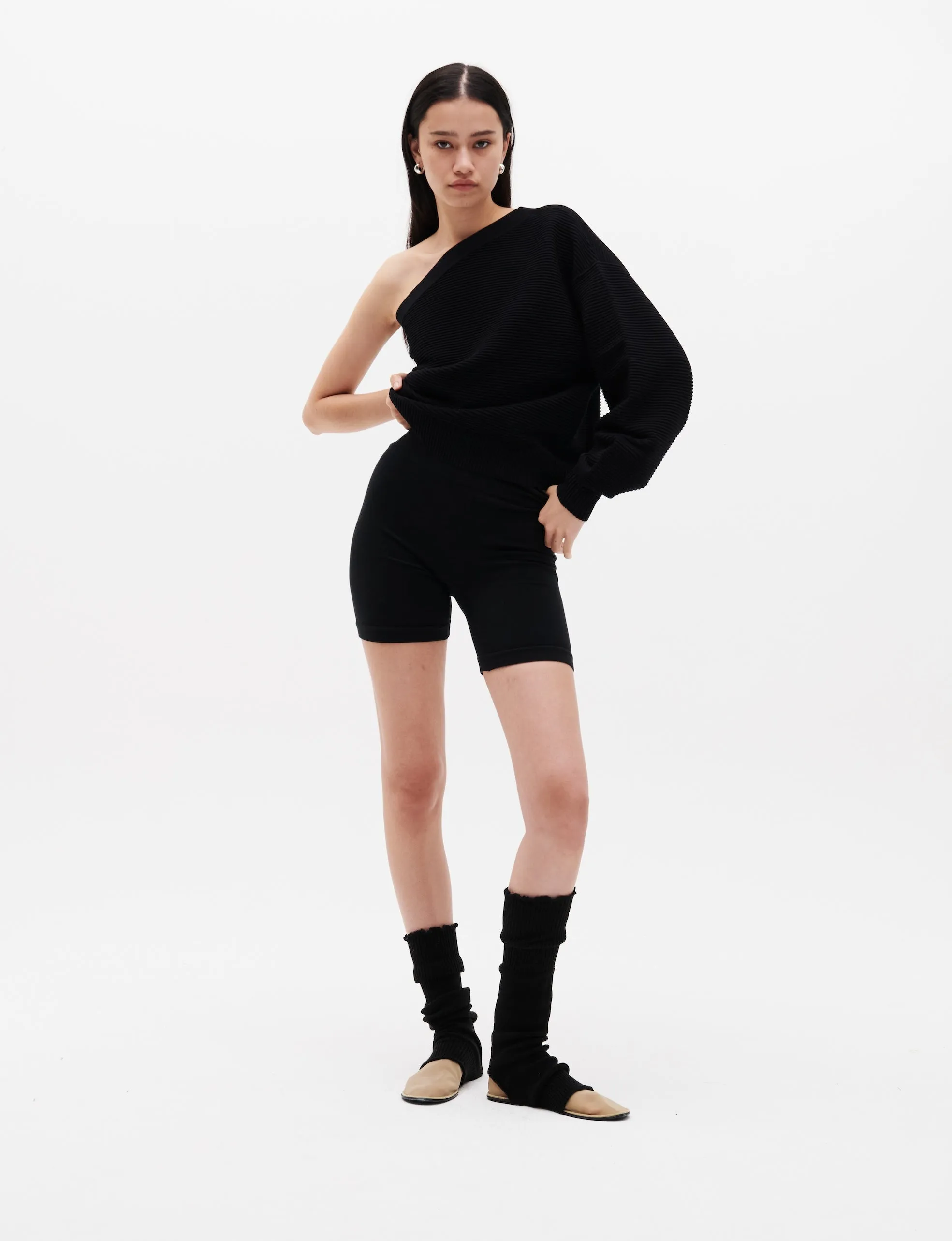 Nagnata | Organic Asym Sweater - Black sold by Sister & Co product image thumbnail 4