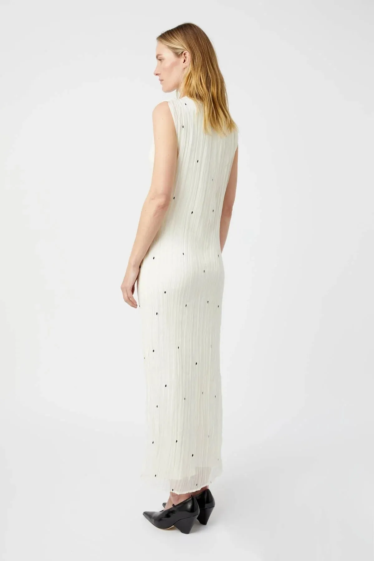 Camilla and Marc | Loren Twisted Midi Dress - Lemon Milk sold by Sister & Co product image thumbnail 4