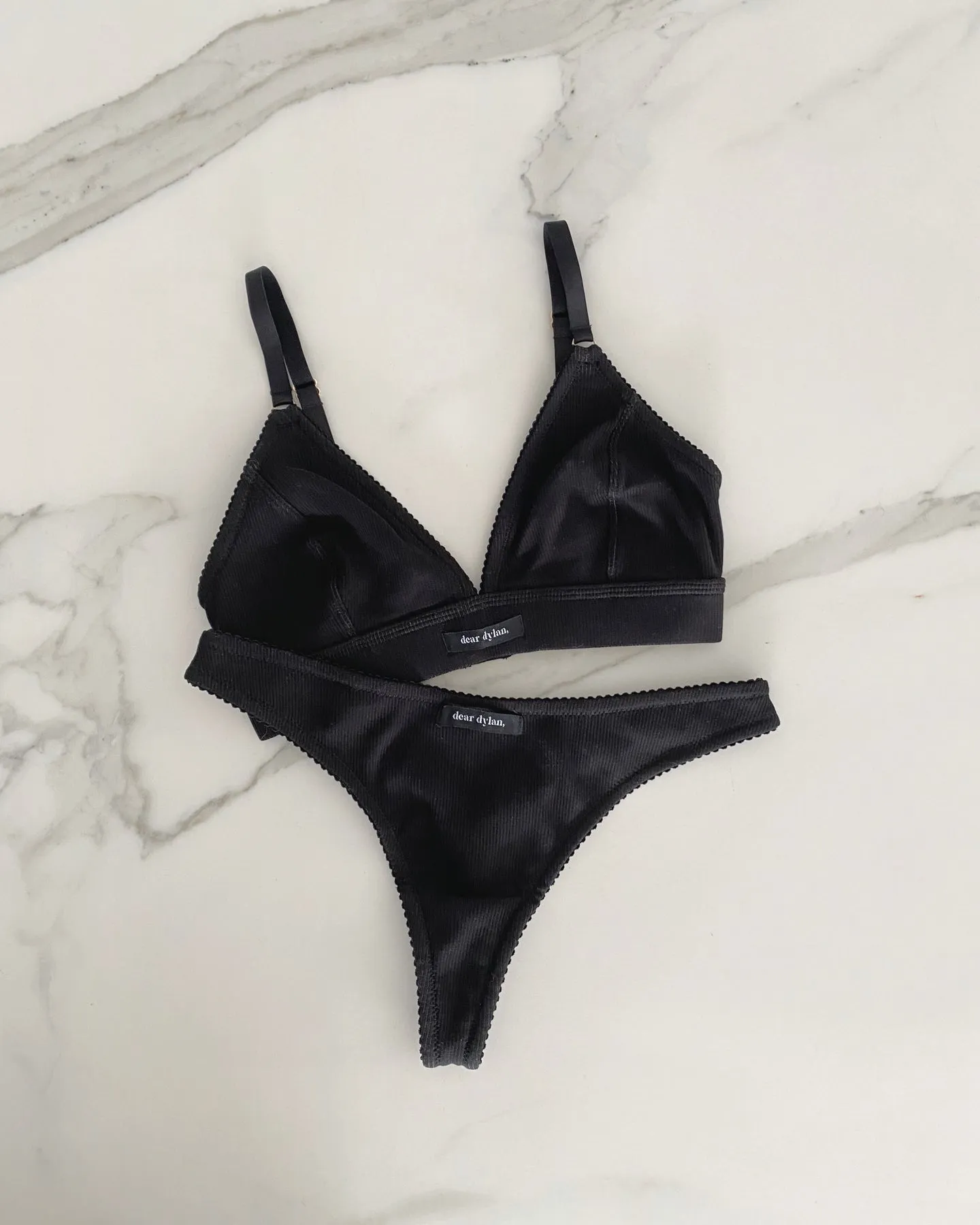 Dear Dylan | New Organic Bralette - Noir sold by Sister & Co product image thumbnail 3