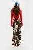 Silk Laundry | Long Bias Cut Skirt - Rabbit Dark Earth sold by Sister & Co