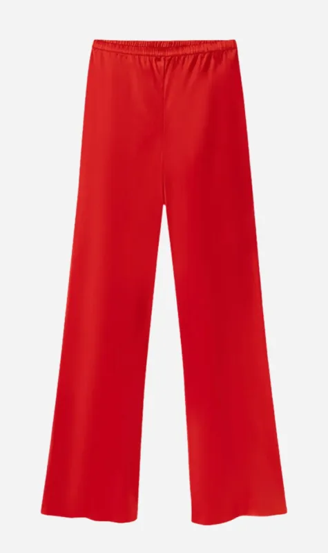 Silk Laundry | Bias Cut Pants - Geranium sold by Sister & Co