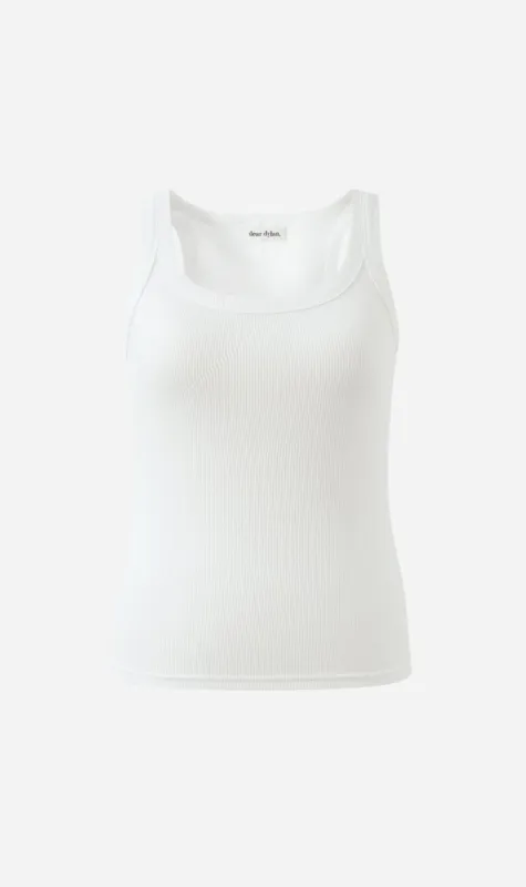 Dear Dylan | Organic Daily Tank - Blanc sold by Sister & Co