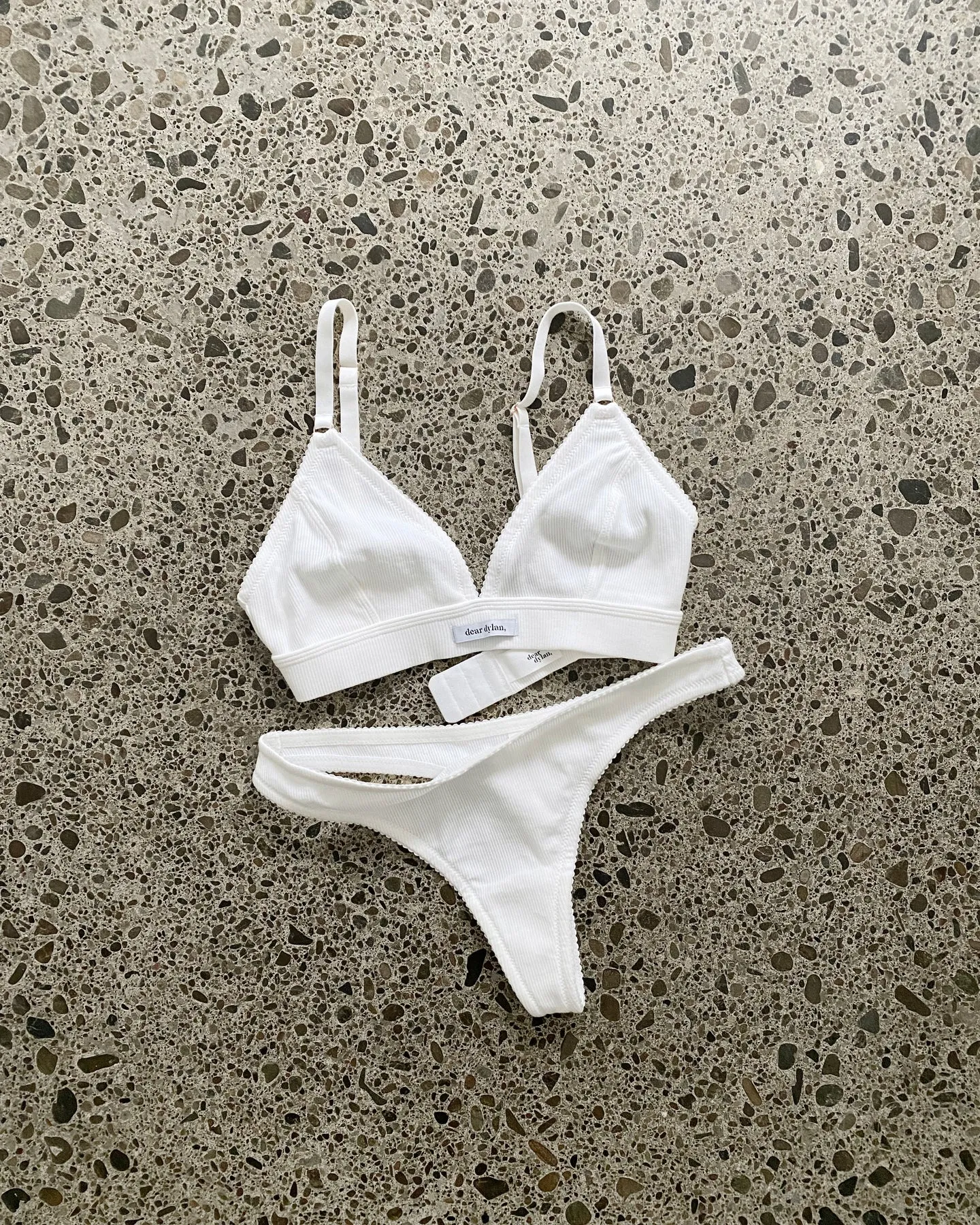 Dear Dylan | Organic Bralette - Blanc sold by Sister & Co product image thumbnail 5